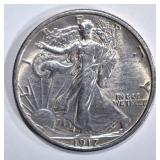 1917 WALKING LIBERTY HALF DOLLAR BU 1917 WALKING LIBERTY HALF DOLLAR BU