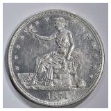 1874-CC TRADE DOLLAR BU 1874-CC TRADE DOLLAR BU