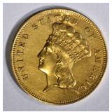 1864 $3 GOLD  BU