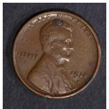 1914-S LINCOLN CENT XF 1914-S LINCOLN CENT XF