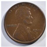 1915-S LINCOLN CENT CH AU