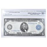 1914 $5 FEDERAL RESERVE NOTE FR-863a