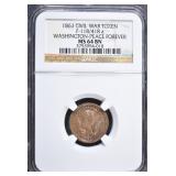 1863 CIVIL WAR TOKEN F-118/418a 1863 CIVIL WAR TOKEN F-118/418a