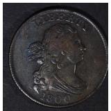 1800 DRAPED BUST HALF CENT BU 1800 DRAPED BUST HALF CENT BU