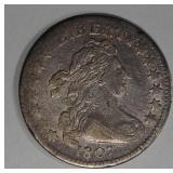 1807 DRAPED BUST DIME XF 1807 DRAPED BUST DIME XF
