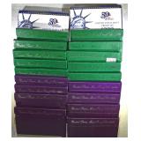 2-EACH U.S. CLAD PROOF SETS FROM THE 1990'S 2-EACH U.S. CLAD PROOF SETS FROM THE 1990'S