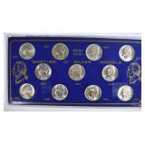 GEM BU COMPLETE WAR NICKEL SET GEM BU COMPLETE WAR NICKEL SET