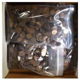 5000-MIXED DATE CIRC LINCOLN WHEAT CENTS