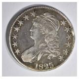 1825 BUST HALF DOLLAR, XF 1825 BUST HALF DOLLAR, XF