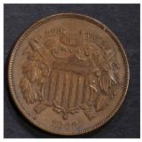 1868 2-CENT PIECE, AU