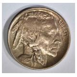 1913-D BUFFALO NICKEL, AU+ 1913-D BUFFALO NICKEL, AU+