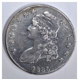 1835 BUST HALF DOLLAR, AU 1835 BUST HALF DOLLAR, AU