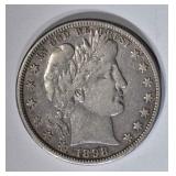 1898-O BARBER HALF DOLLAR, VF+ KEY COIN 1898-O BARBER HALF DOLLAR, VF+ KEY COIN