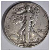 1929-S WALKING LIBERTY HALF DOLLAR  XF