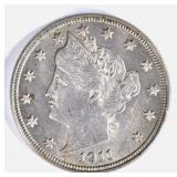 1911 LIBERTY "V" NICKEL AU/BU