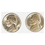 2 - 1939-S JEFFERSON NICKELS GEM BU 2 - 1939-S JEFFERSON NICKELS GEM BU