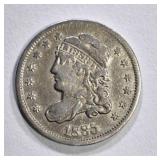 1835 CAPPED BUST HALF DIME, XF