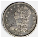 1835 CAPPED BUST QUARTER, VF/XF