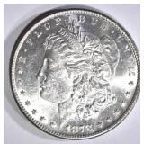 1878-S MORGAN DOLLAR, CH BU 1878-S MORGAN DOLLAR, CH BU