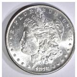 1878-S MORGAN DOLLAR, CH BU