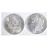 1884-O & 1887 CH BU MORGAN DOLLARS