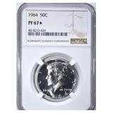 1964 KENNEDY HALF DOLLAR NGC PF67* 1964 KENNEDY HALF DOLLAR NGC PF67*