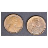 2 1909 VDB LINCOLN CENTS CH BU BN 2 1909 VDB LINCOLN CENTS CH BU BN