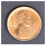 1911-D LINCOLN CENT AU/BU