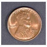 1912 LINCOLN CENT CH/GEM BU RB