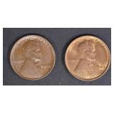 1918-D AU/BU & 1925 CH BU RB LINCOLN CENTS 1918-D AU/BU & 1925 CH BU RB LINCOLN CENTS