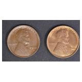 1918-D AU/BU & 1925 CH BU RB LINCOLN CENTS