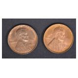 1931 & 32 LINCOLN CENTS CH BU RB