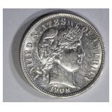1908-S BARBER DIME AU/BU 1908-S BARBER DIME AU/BU
