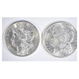 1882-S & 1921-D MORGAN DOLLARS CH BU 1882-S & 1921-D MORGAN DOLLARS CH BU