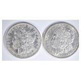 1884 & 1891-O MORGAN DOLLARS AU 1884 & 1891-O MORGAN DOLLARS AU