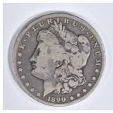 1890-CC MORGAN DOLLAR VG 1890-CC MORGAN DOLLAR VG