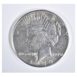 1934-S PEACE DOLLAR AU/BU