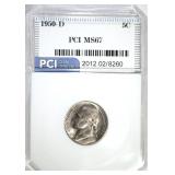 1950-D JEFFERSON NICKEL PCI SUPERB GEM BU