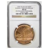 1959 OR HK-557 SO CALLED DOLLAR, NGC MS-66 1959 OR HK-557 SO CALLED DOLLAR, NGC MS-66