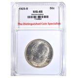 1923-S MONROE COMMEM HALF DOLLAR TDCS GEM BU 1923-S MONROE COMMEM HALF DOLLAR TDCS GEM BU