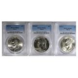 1972-S, 73-S 74-S SILVER IKE DOLLARS, PCGS MS-66 1972-S, 73-S 74-S SILVER IKE DOLLARS, PCGS MS-66