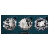 1994 U.S. VETERANS PROOF 3 COIN SET 1994 U.S. VETERANS PROOF 3 COIN SET