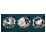 1994 U.S. VETERANS PROOF 3 COIN SET