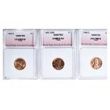 1946-S, 1965 SMS 1968-D LINCOLN CENTS 1946-S, 1965 SMS 1968-D LINCOLN CENTS