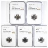 5-1966 SMS ROOSEVELT DIMES NGC MS67 5-1966 SMS ROOSEVELT DIMES NGC MS67