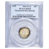 1945 MERCURY DIME PCGS MS65 1945 MERCURY DIME PCGS MS65