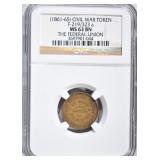1861-65 CIVIL WAR TOKEN F-219/323 a 1861-65 CIVIL WAR TOKEN F-219/323 a