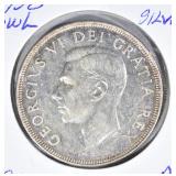 1950 SILVER CANADA DOLLAR 1950 SILVER CANADA DOLLAR