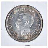 1938 CANADA SILVER .50 CENTS  CH.BU