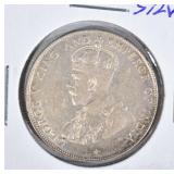 1920 SILVER 50 CENTS STRAITS SETTLEMENTS